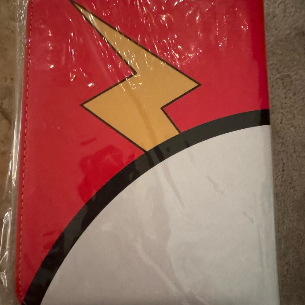 Red and Yellow Kids card trading card Organizer. Brand-new in packaging